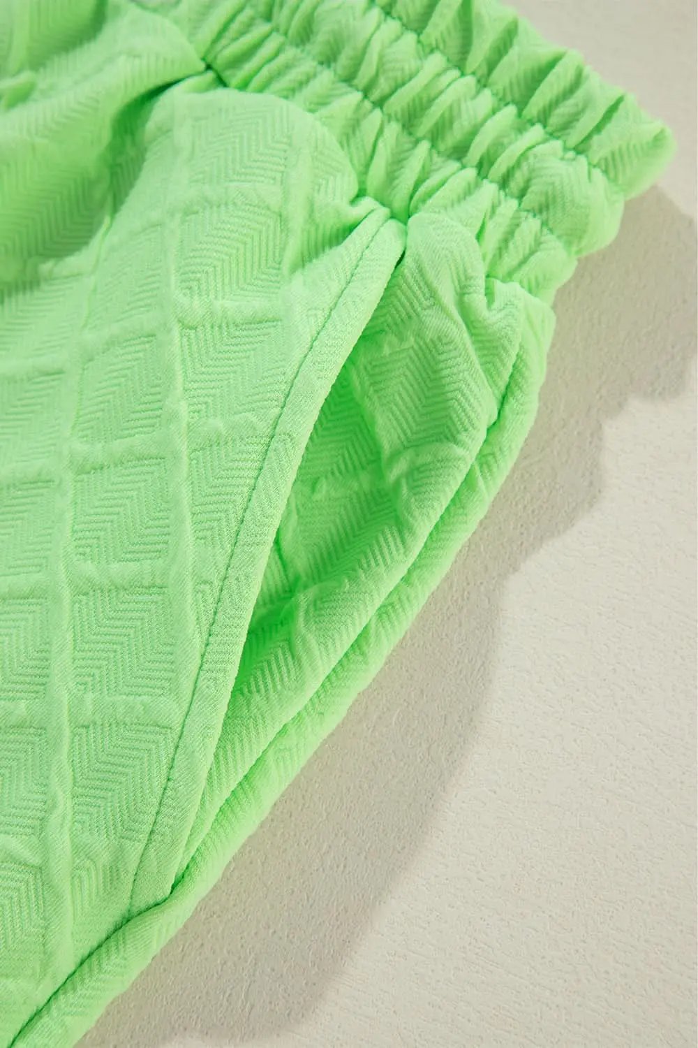 Light green checkered lounge set - Love Salve